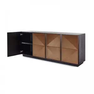 Modern Elegant Retro Luxurious Versatile Bordeaux Buffet